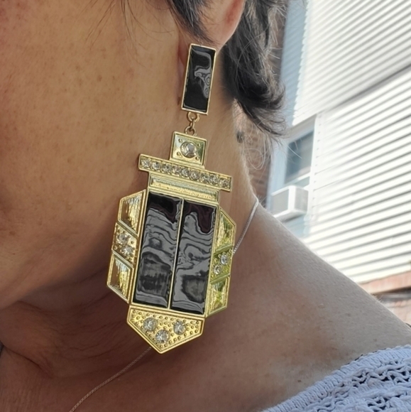 ArtDeco style earrings‎ - Picture 3 of 7